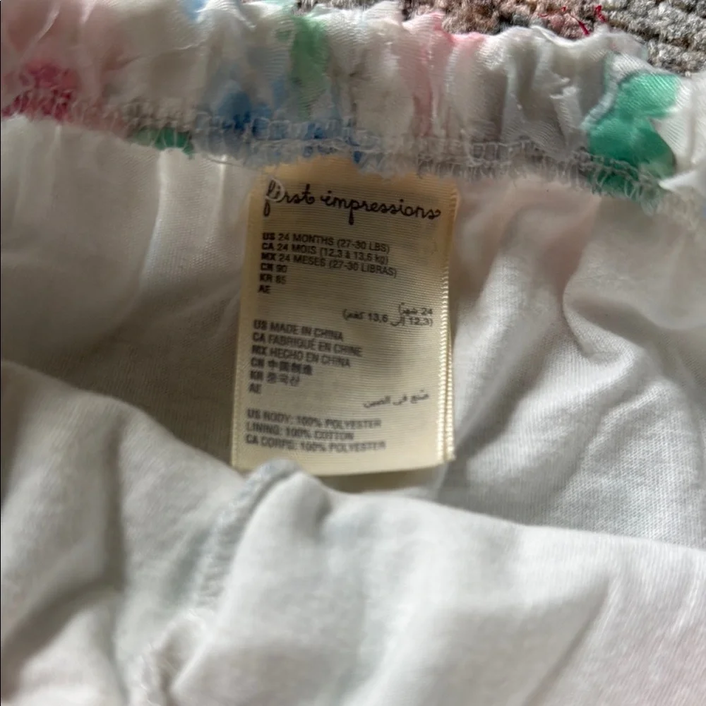 Floral Lace Baby Bloomers